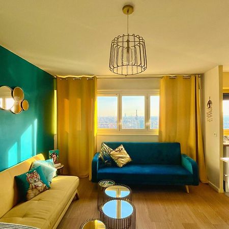 Vue Panoramique Sur Paris : Sublime Appartement Au Centre De Courbevoie Eksteriør bilde