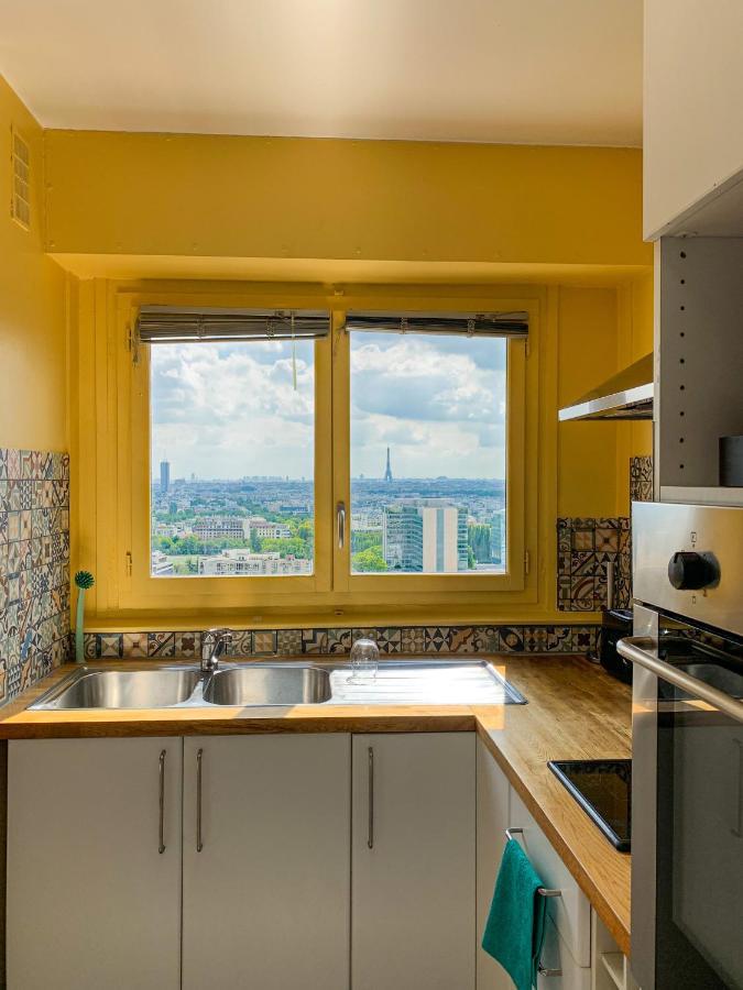 Vue Panoramique Sur Paris : Sublime Appartement Au Centre De Courbevoie Eksteriør bilde