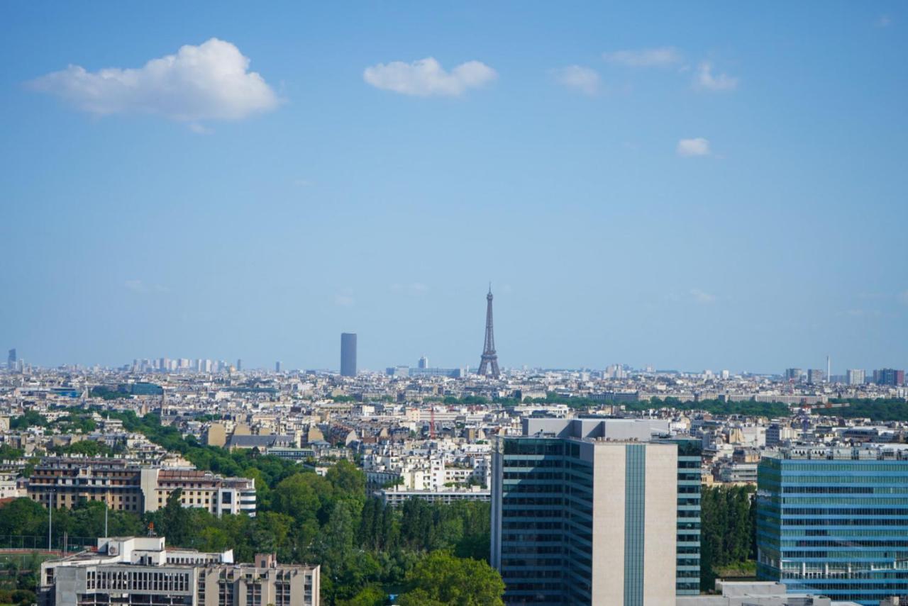 Vue Panoramique Sur Paris : Sublime Appartement Au Centre De Courbevoie Eksteriør bilde