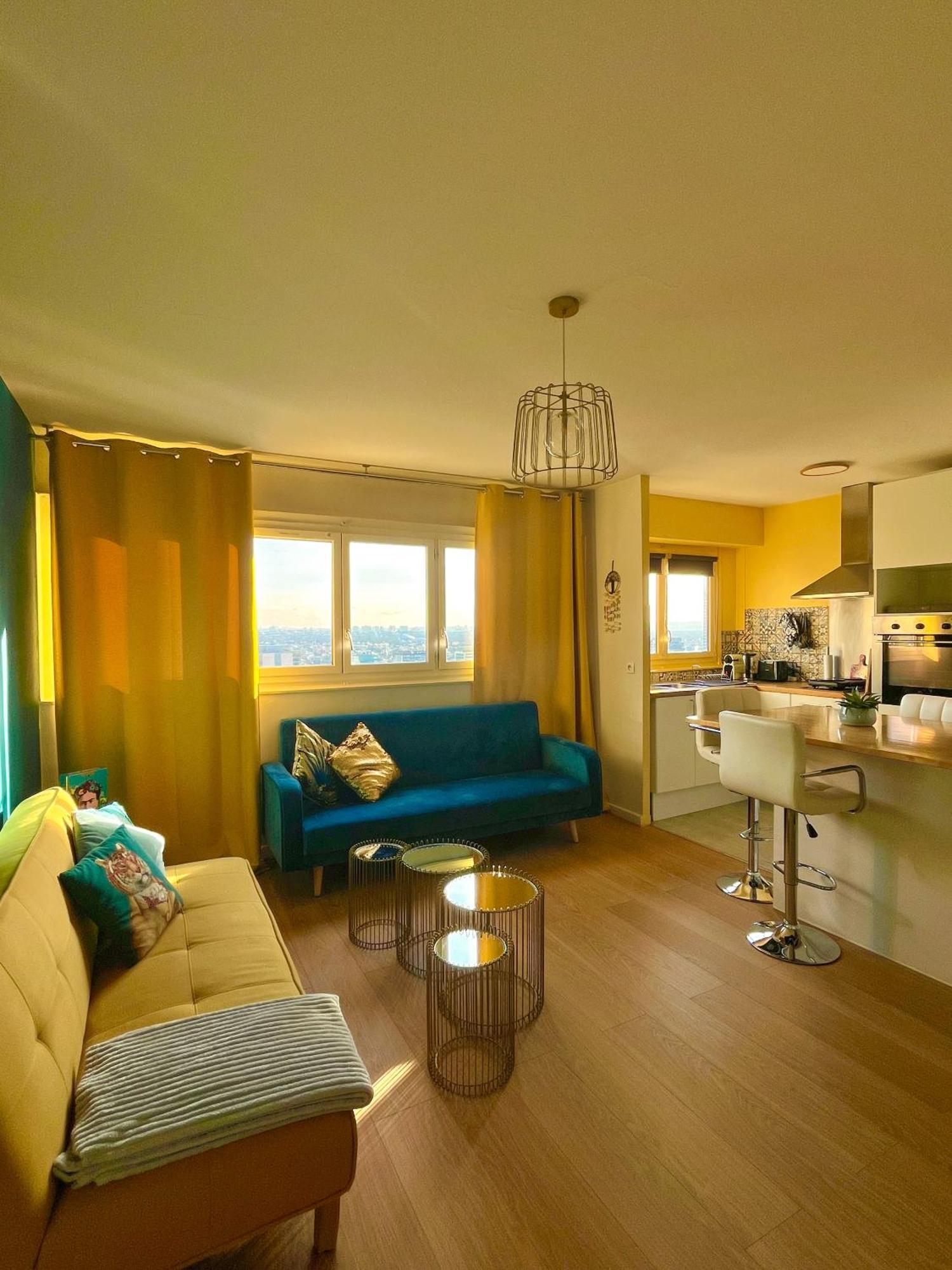 Vue Panoramique Sur Paris : Sublime Appartement Au Centre De Courbevoie Eksteriør bilde